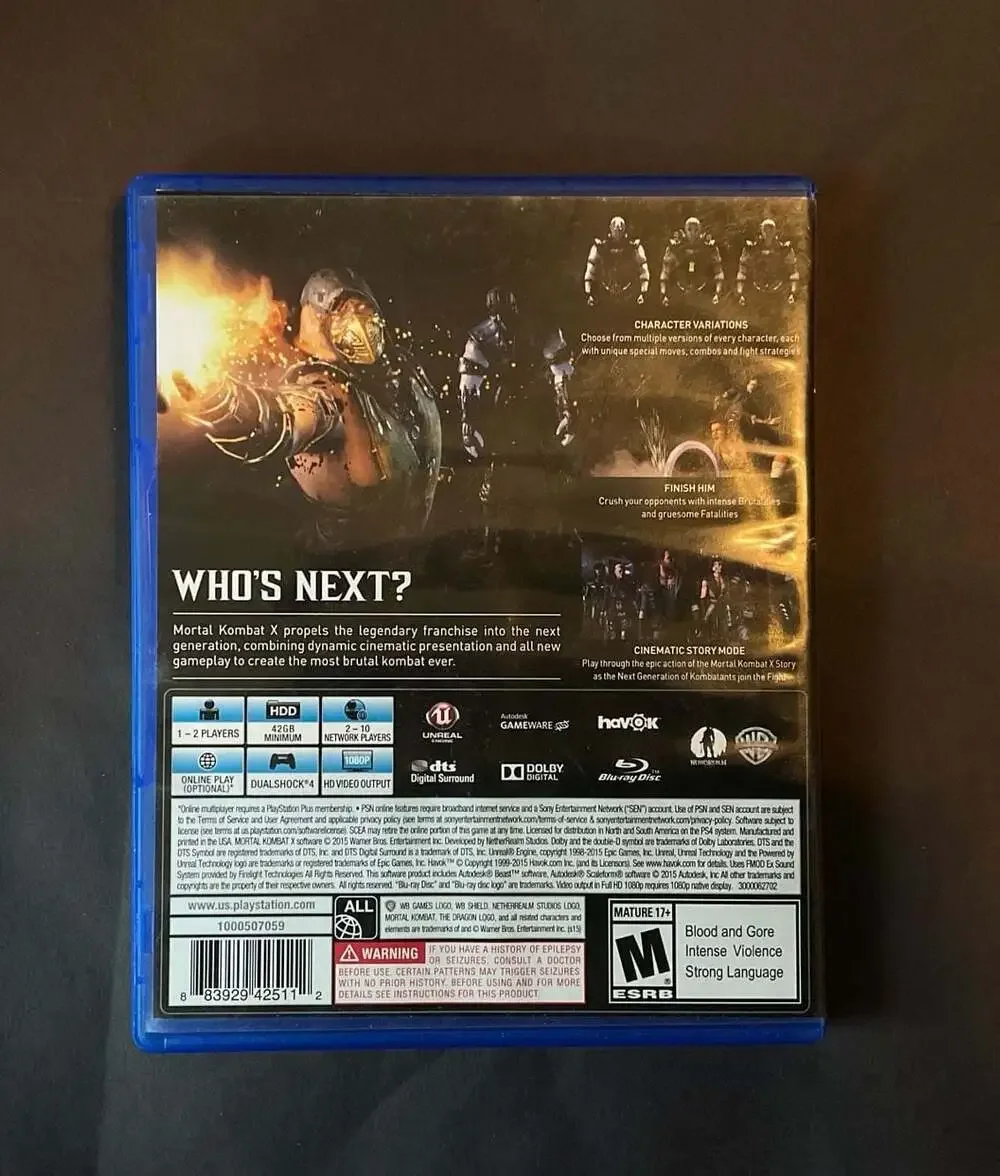 Warner Bros. Games mortal kombat